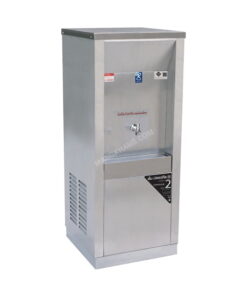 ตู้กดน้ำเย็นสแตนเลส แบบต่อท่อ 1 ก๊อก MAXCOOL รุ่น MC-1PW