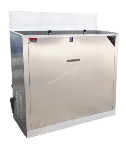 เครื่องทำน้ำเย็นสแตนเลสระบบปิด มือกด ก๊อกน้ำพุ 2 ก๊อก MAXCOOL รุ่น MC-R2